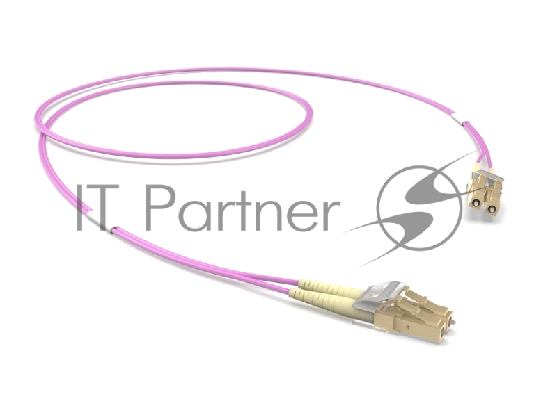 Оптический патчкорд LC/LC Duplex, 50/125 OM4, тип S, LSZH, ULL, 30 м