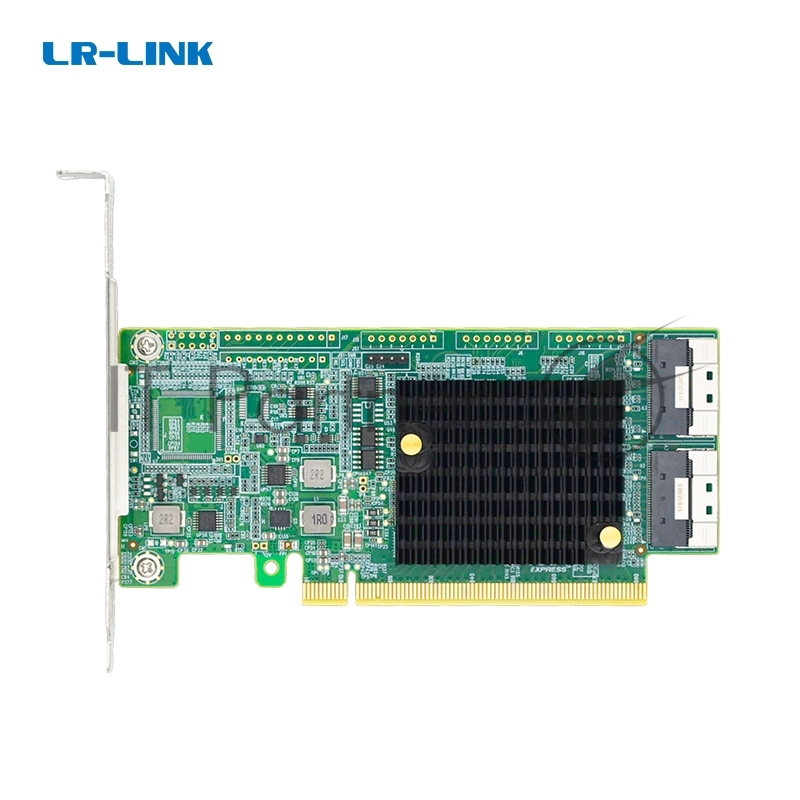 Адаптер для SSD PCIe x16 to Two SlimSAS SFF-8654 8i Retimer Adapter