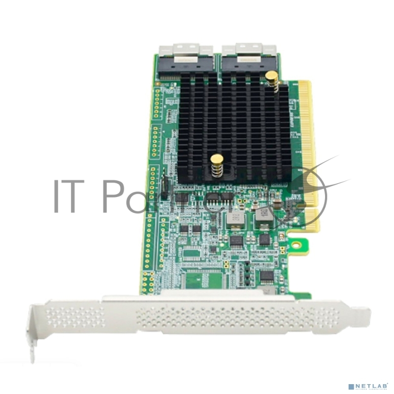 Адаптер для SSD PCIe x16 to Two SlimSAS SFF-8654 8i Retimer Adapter