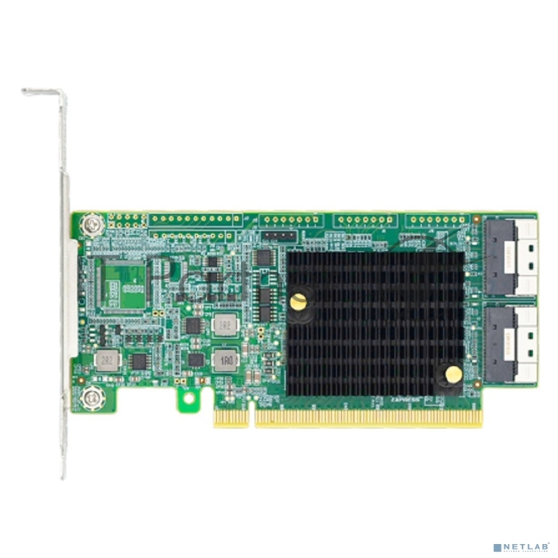 Адаптер для SSD PCIe x16 to Two SlimSAS SFF-8654 8i Retimer Adapter