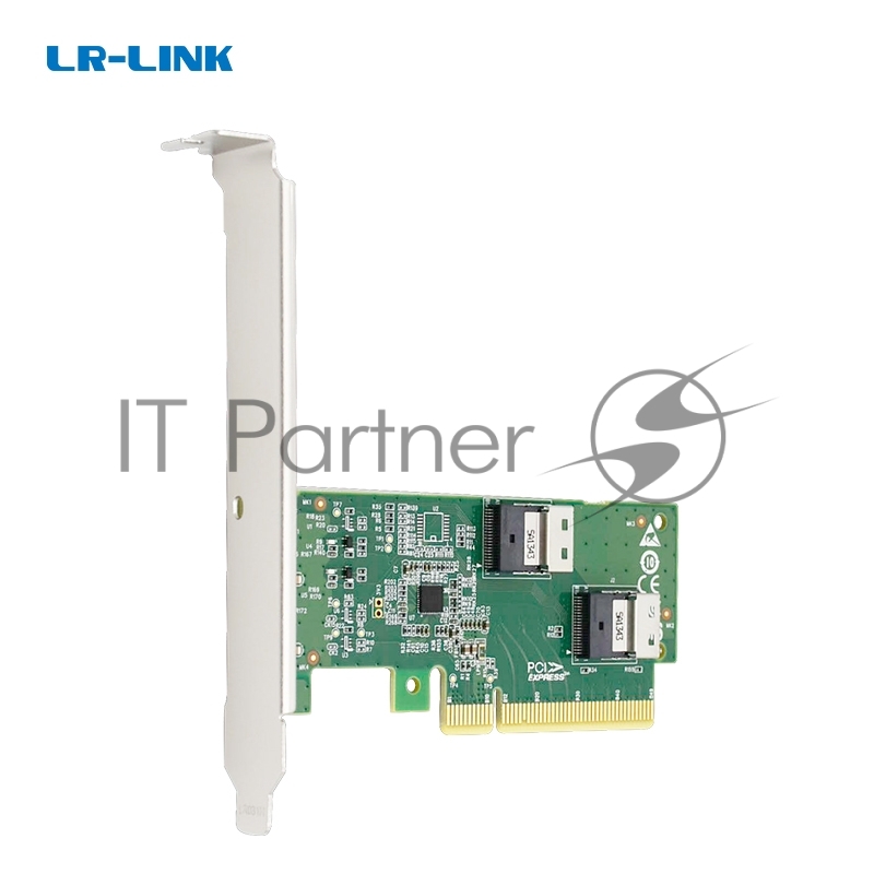 Адаптер для SSD PCIe x8 to Two SlimSAS SFF-8654 4i Adapter