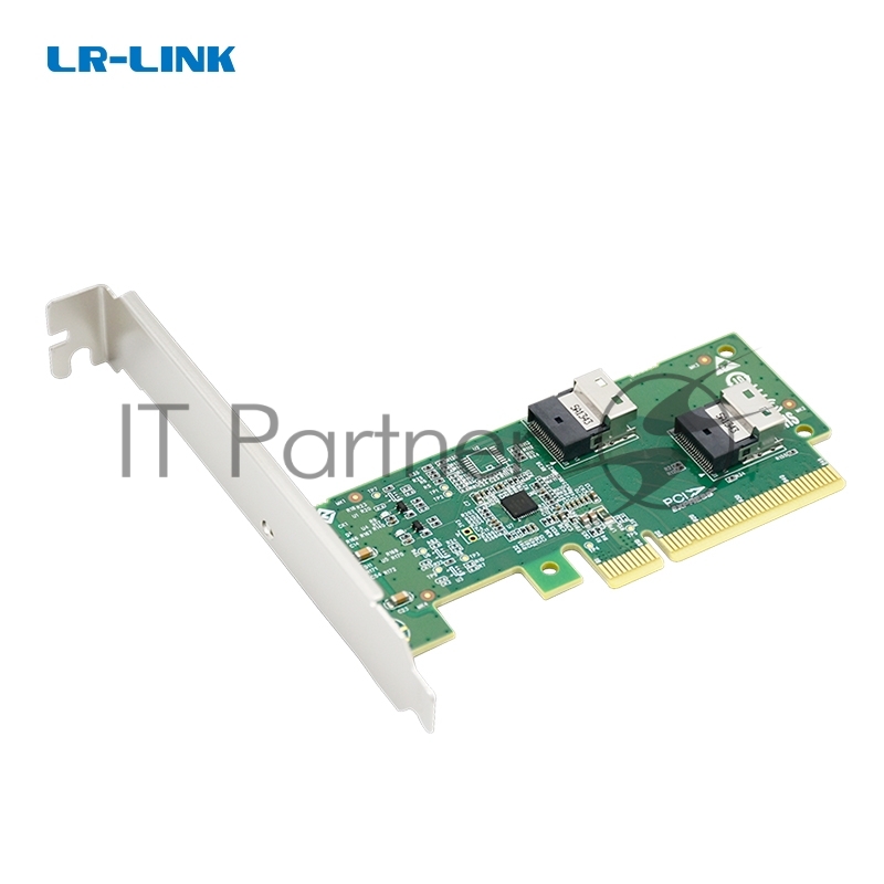 Адаптер для SSD PCIe x8 to Two SlimSAS SFF-8654 4i Adapter