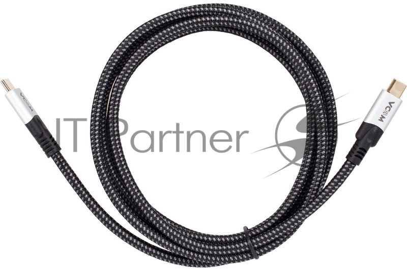 Кабель USB4 TypeC(M)--TypeC(M), 5K@60Hz, 8K@30Hz40GBps, PD 240W, VCOM, 2м <CU560-2M>