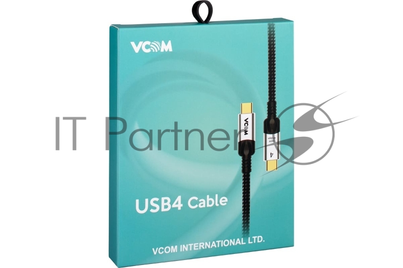 Кабель USB4 TypeC(M)--TypeC(M), 5K@60Hz, 8K@30Hz40GBps, PD 240W, VCOM, 2м <CU560-2M>