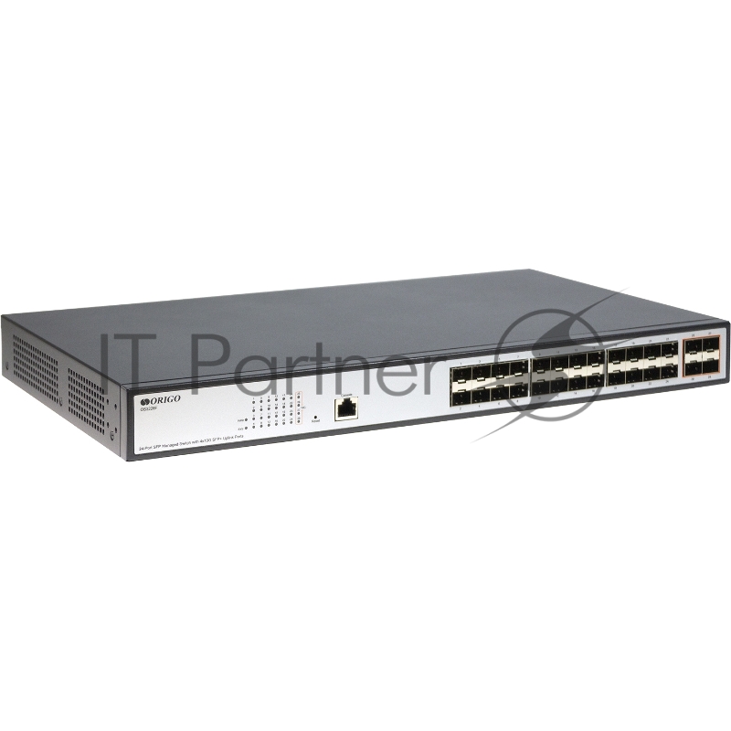 Коммутатор ORIGO Managed L3 Switch 24x1000Base-X SFP, 4x10GBase-X SFP+, RJ45 Console, 19 w/brackets