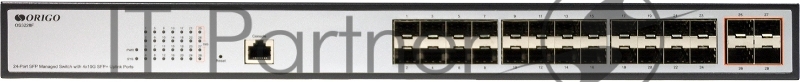 Коммутатор ORIGO Managed L3 Switch 24x1000Base-X SFP, 4x10GBase-X SFP+, RJ45 Console, 19 w/brackets