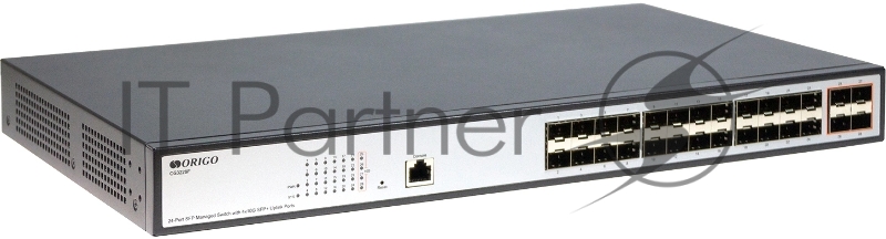 Коммутатор ORIGO Managed L3 Switch 24x1000Base-X SFP, 4x10GBase-X SFP+, RJ45 Console, 19 w/brackets
