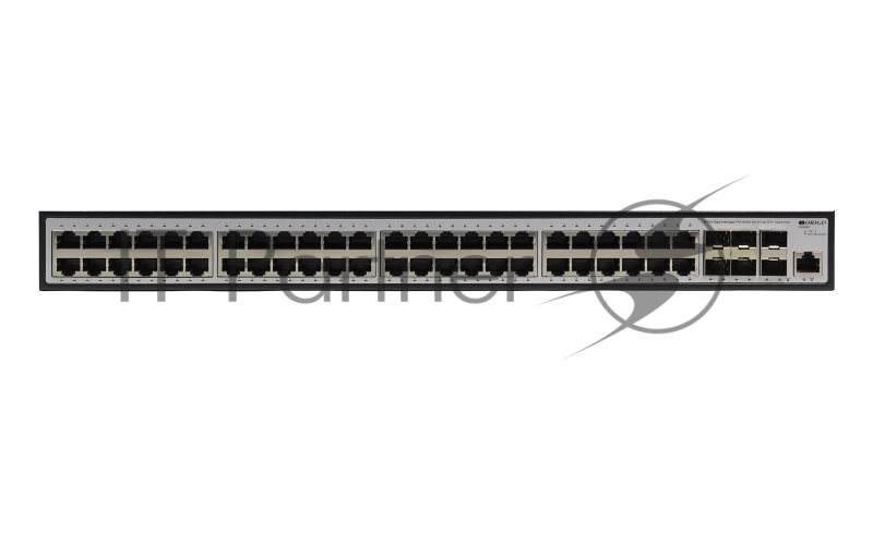 Коммутатор ORIGO Managed L3 Switch 48x1000Base-T PoE, 6x10GBase-X SFP+, PoE Budget 880W, RJ45 Console, 19 w/brackets