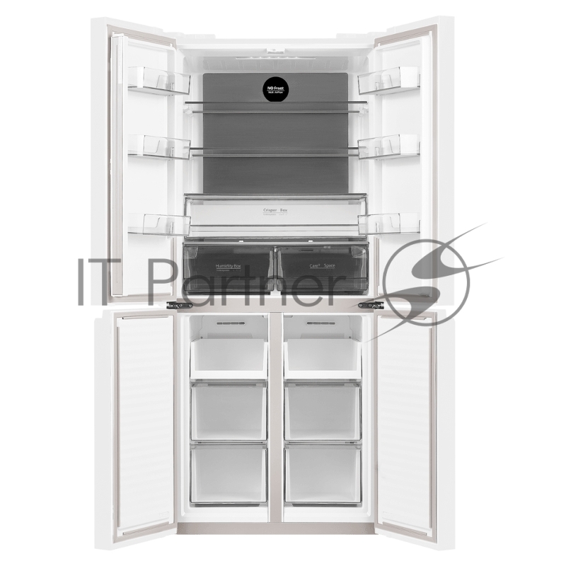 Холодильник с инвертором MAUNFELD MFF183NFWE
