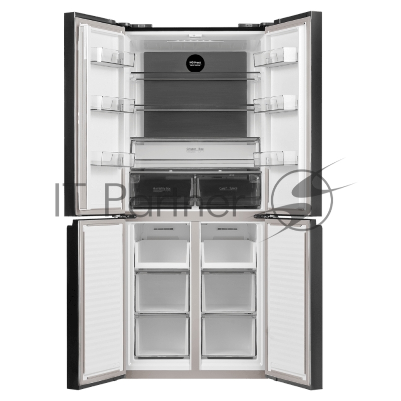 Холодильник с инвертором MAUNFELD MFF183NFSBE