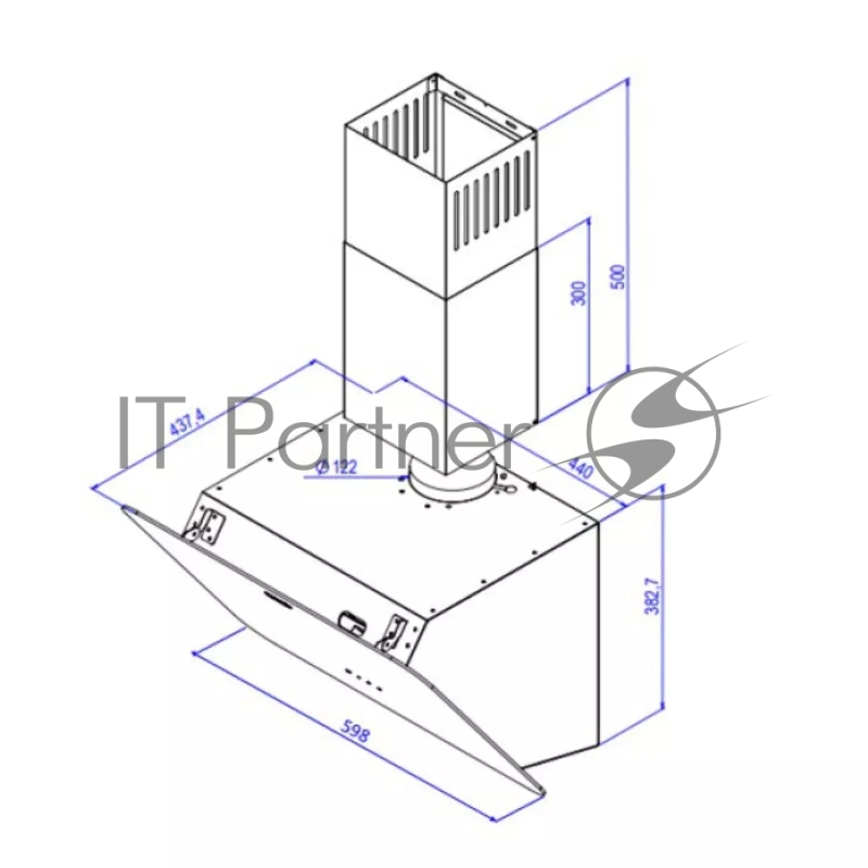 DeLonghi Linea 608 BB Вытяжка