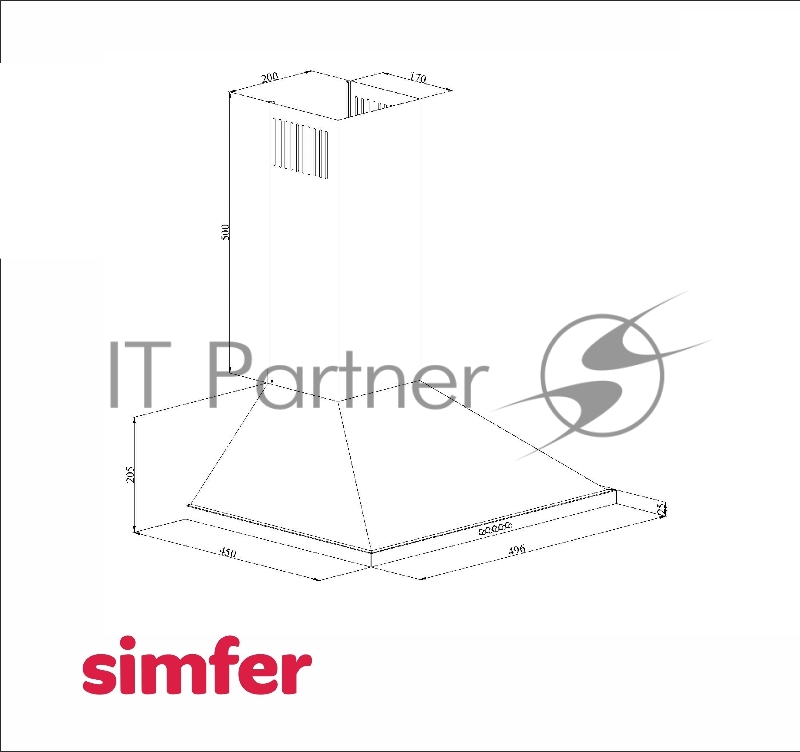 Simfer 8563SM Вытяжка