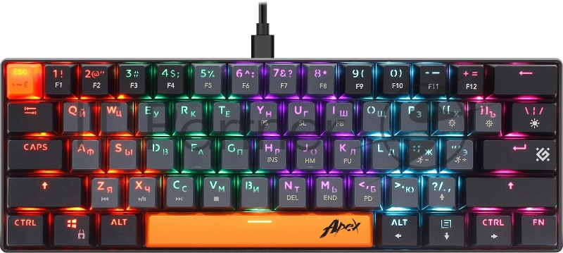Клавиатура DEFENDER USB APEX GK-002 RU 45002