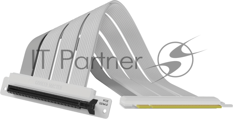 Кабель Cooler Master Riser Cable PCIe 4.0 x16,White -300mm V2