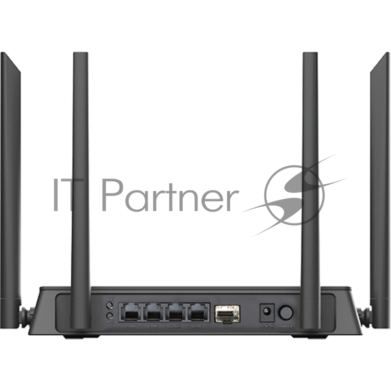 Маршрутизатор DIR-841/GF,DIR-841/GFRU AC1200 Wi-Fi Router, 1000Base-X SFP WAN, 4x100Base-TX LAN, 4x5dBi external antennas