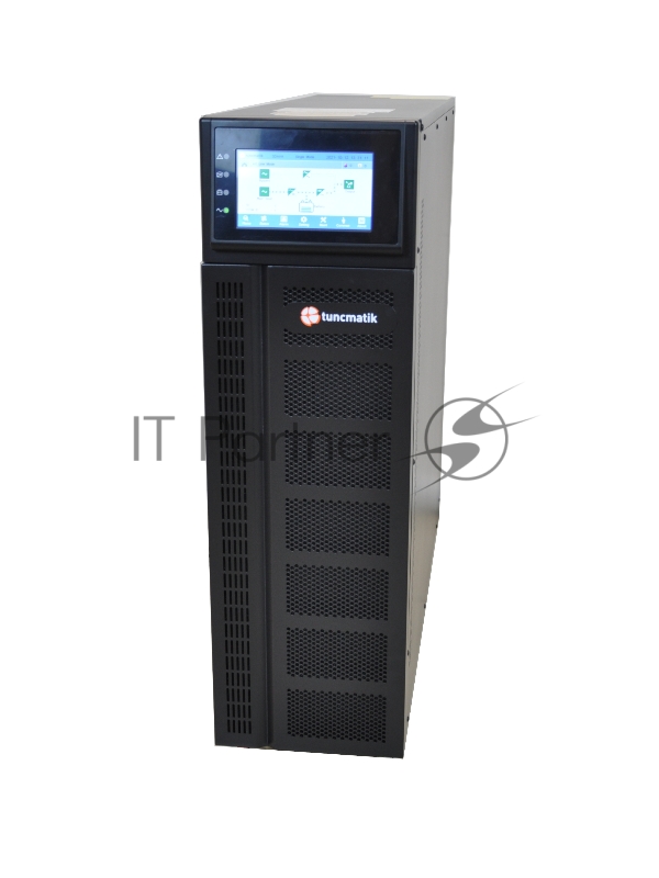 ИБП вход 3Ф, выход 3Ф, онлайн, с встроенным батарейным массивом Tuncmatik Ultra One 30 kVA/30 kW (7 LCD touch display, PF 1) UPS (60x7AH with internal batteries)