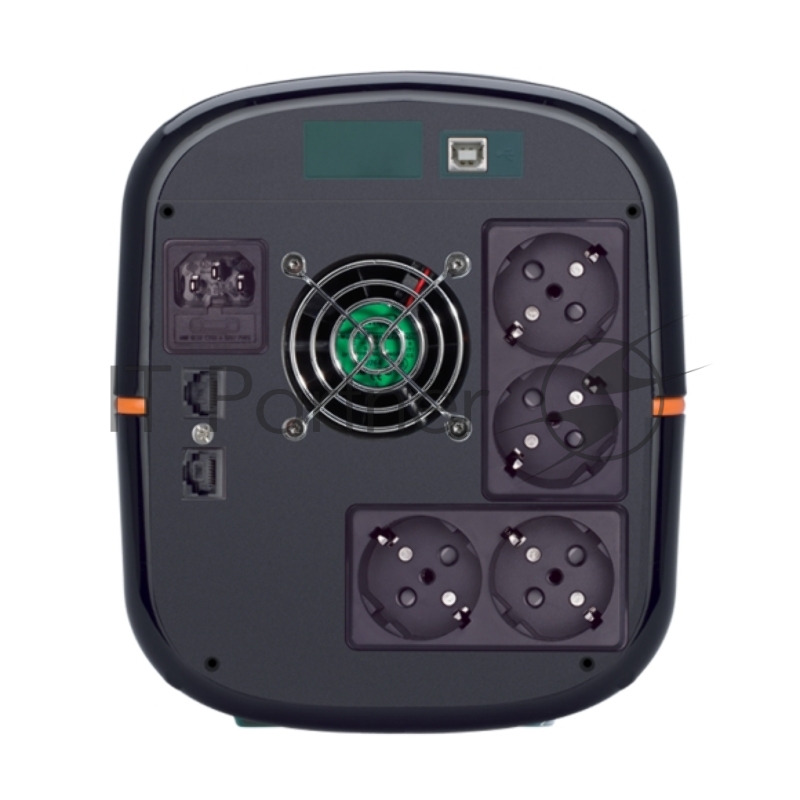 Линейно-интерактивный напольный ИБП с функция автоматического регулирования напряжения Tuncmatik Digitech Eco 1500 UPS Line-Interactive Tower 1500VA/900W LED INDICATION RJ11/45 / USB with battery int(1*2*9Ah), 4*Shuko