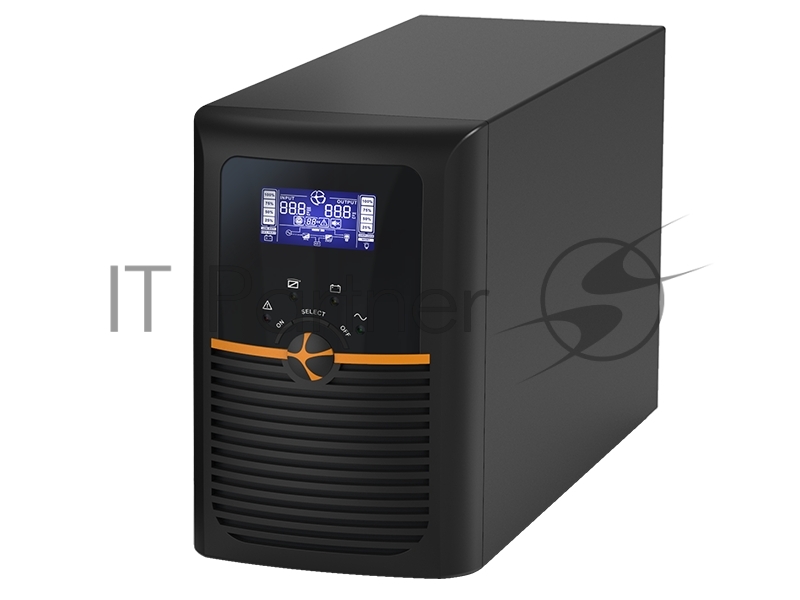 Однофазный напольный ИБП с двойным преобразованием Tuncmatik NEWTECH PRO3 ONE 3 KVA / 3 kW 1/1 ON-LINE Tower UPS RS-232/SNMPslot/ LCD/ USB with Battery int (1*6*9Ah), 4*Schuko