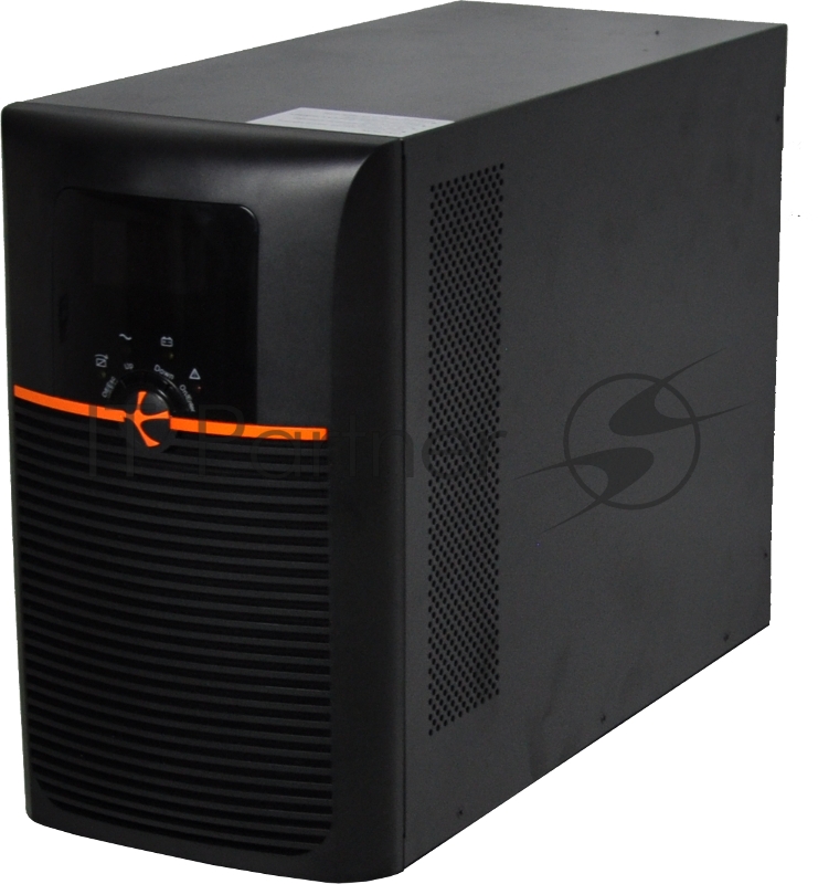 Однофазный напольный Онлайн ИБП с мощным зарядным устройством, работающий от внешнего батарейного массива (без АКБ в корпусе) Tuncmatik LONG+ 3 KVA / 2.7 kW 1/1 ON-LINE Tower UPS V2.0 RS-232/ SNMPslot/ LCD / USB without Battery, 2*Schuko (external