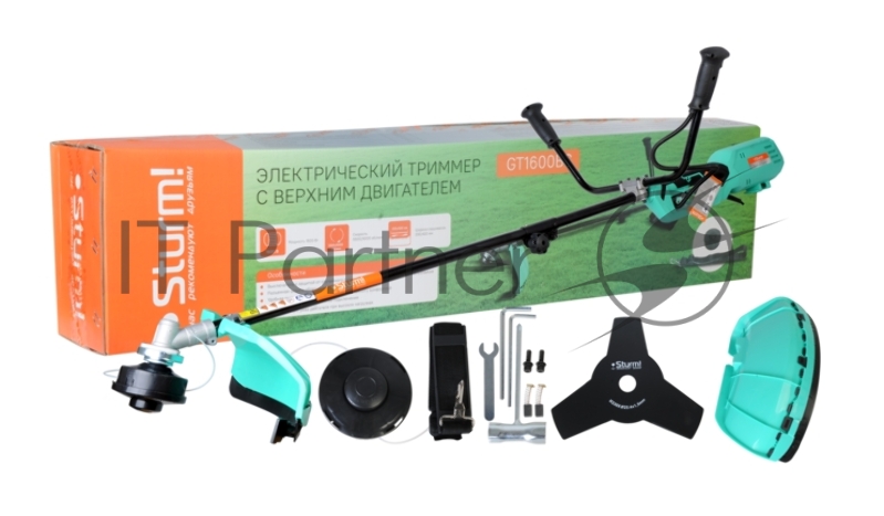 Триммер электрический Sturm! GT1600BS 1600Вт разбор.штан. реж.эл.:леска/нож упак.:1шт.