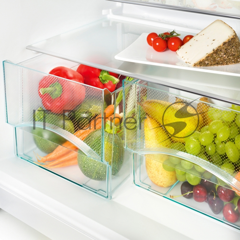 Холодильник Liebherr/ 161.2x55x63, объем камер 212+53, морозильная камера снизу, синий