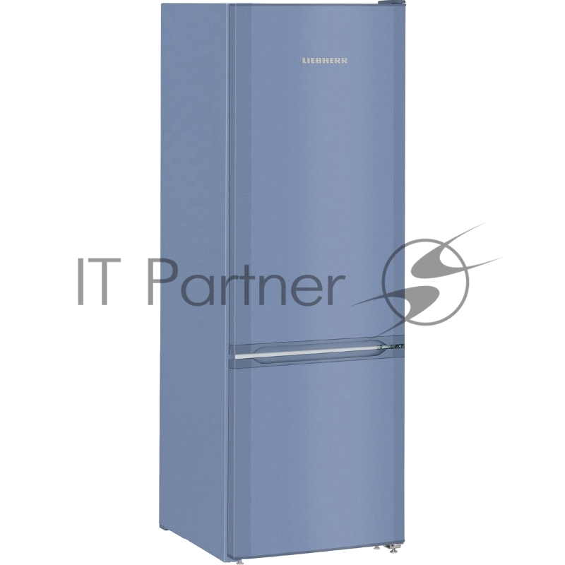 Холодильник Liebherr/ 161.2x55x63, объем камер 212+53, морозильная камера снизу, синий