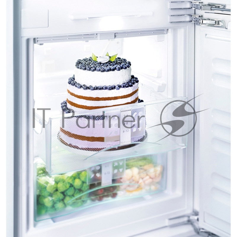 Холодильник Liebherr/ 161.2x55x63, объем камер 212+53, морозильная камера снизу, синий