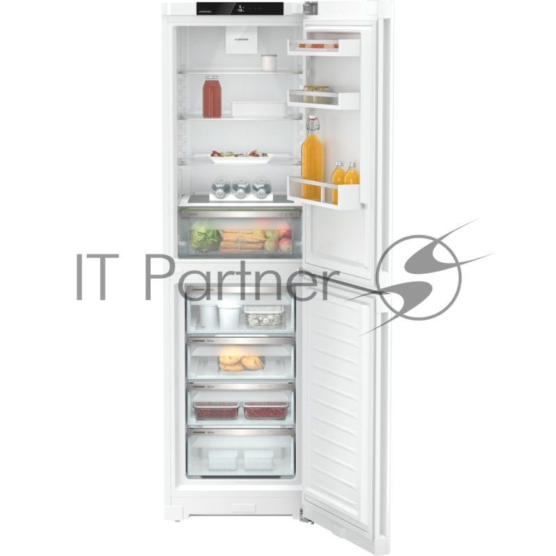 Холодильники LIEBHERR/ Pure, EasyFresh, МК NoFrost, 3 контейнера МК, в. 201,5 см, ш. 60 см, улучшенный класс ЭЭ, внутренние ручки, белый цвет