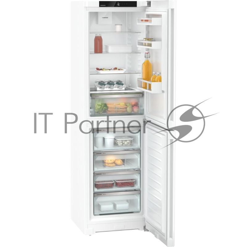 Холодильники LIEBHERR/ Pure, EasyFresh, МК NoFrost, 3 контейнера МК, в. 201,5 см, ш. 60 см, улучшенный класс ЭЭ, внутренние ручки, белый цвет