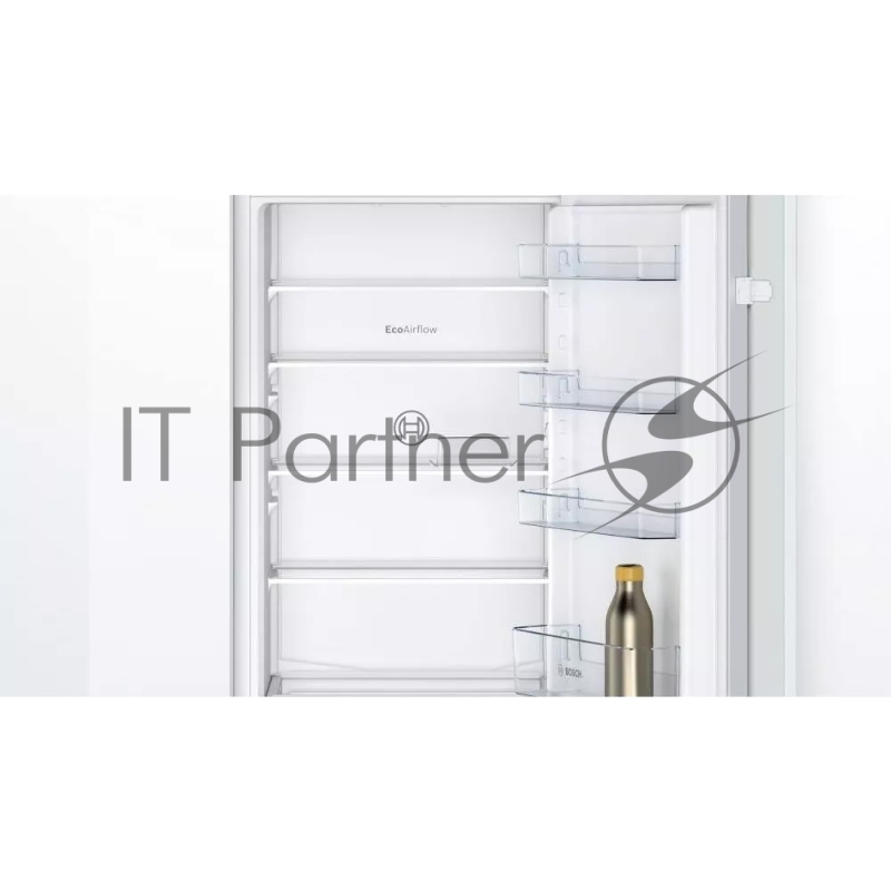 Serie 2, Встраиваемый холодильник с нижней морозильной камерой, Габариты (ВхШхГ) - 177,2х54,1х54,8 см, Ниша (ВхШхГ) - 177,5х56х55, скользящие направляющие, объём 265 (182+83) л, LowFrost, Элетронная панель управления, ящик для овощей и фруктов MultiB