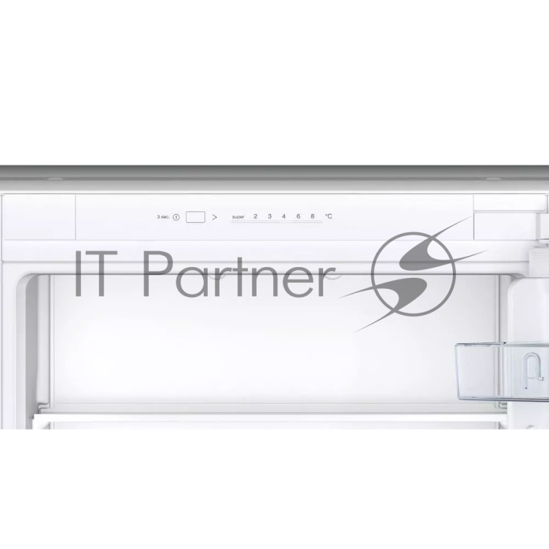 Serie 2, Встраиваемый холодильник с нижней морозильной камерой, Габариты (ВхШхГ) - 177,2х54,1х54,8 см, Ниша (ВхШхГ) - 177,5х56х55, скользящие направляющие, объём 265 (182+83) л, LowFrost, Элетронная панель управления, ящик для овощей и фруктов MultiB