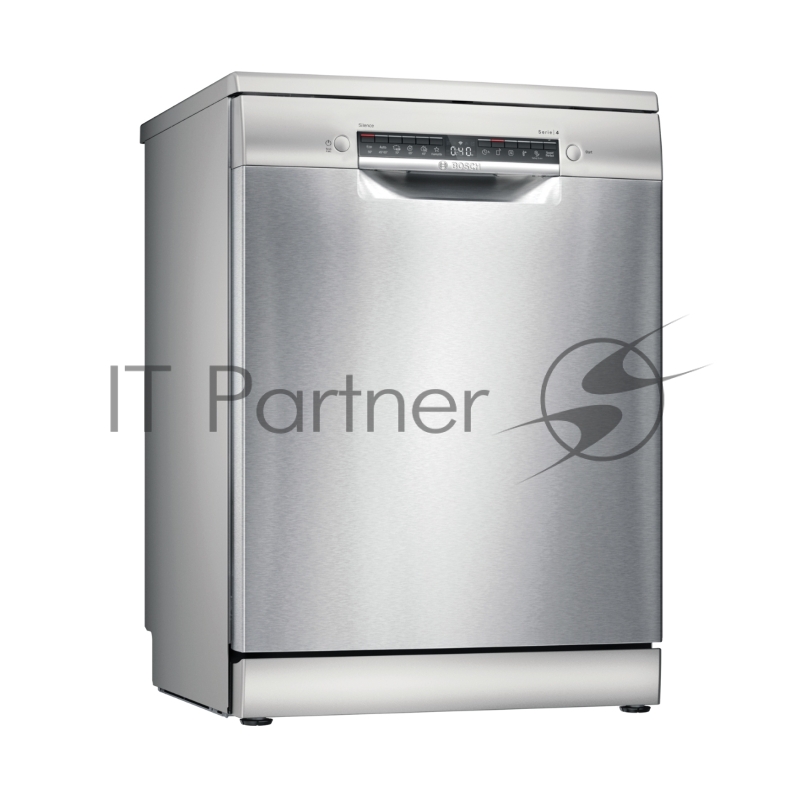 Serie 4, Отдельностоящая посудомоечная машина 60см14 комплектов, 3 корзины ,цвет: нержавеющая сталь Класс A-A-A уровень шума 50 дБ инверторный мотор 6 программ,