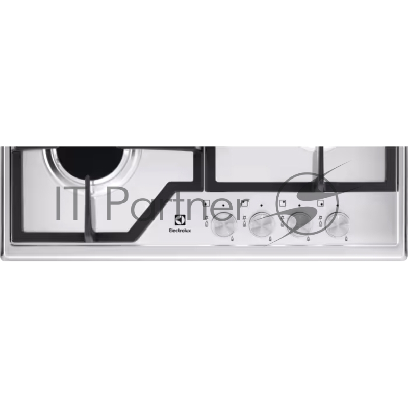 Встраиваемые газовые панели ELECTROLUX/ Газ, 60 см, газовая, эмаль, независимая, электроподжиг, газ-контроль, нержавеющая сталь