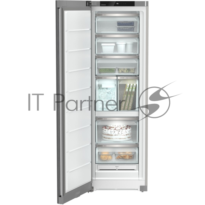 Морозильные камеры Liebherr/ Морозильная камера, часть Side-by-Side XRFsf 5240 и XRFsf 5245, Plus, NoFrost, 7 контейнеров, в. 185,5 см, ш. 60 см, класс ЭЭ A+, внутренние ручки, дверь SteelFinish, IceMaker-Fix