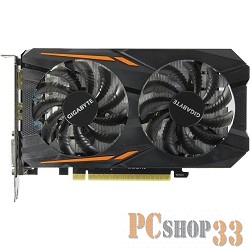Видеокарта Gigabyte GTX1050TI 4Gb GDDR5 128bit DP, DVI-D, HDMI (GV-N105TOC-4GD) RTL