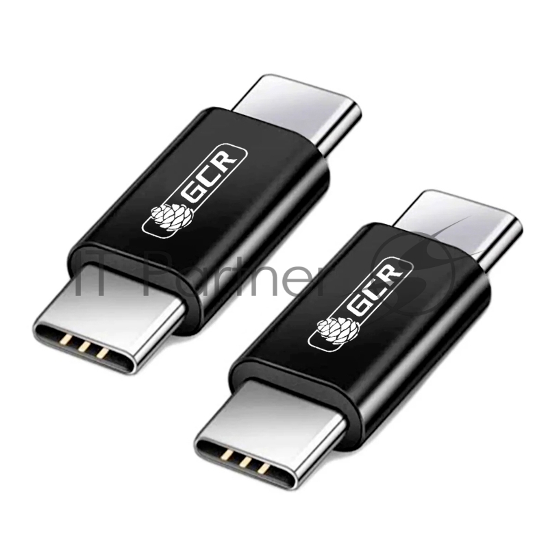 Адаптер соединитель USB 3.1 (USB 3.2 Gen 2) TypeC, M/М, черный, 100W/5А, 10 Гбит/с, 4K, AL корпус, GCR-54941