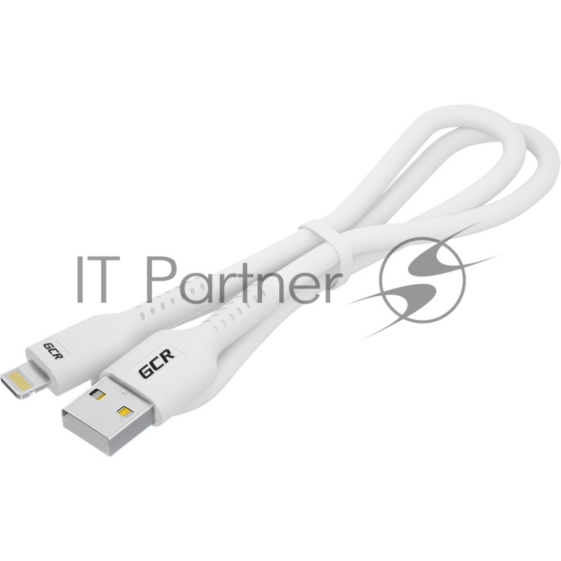 Кабель 0.5m USB AM/Lightning - поддержка всех IOS, MFi, белый, GCR-54250