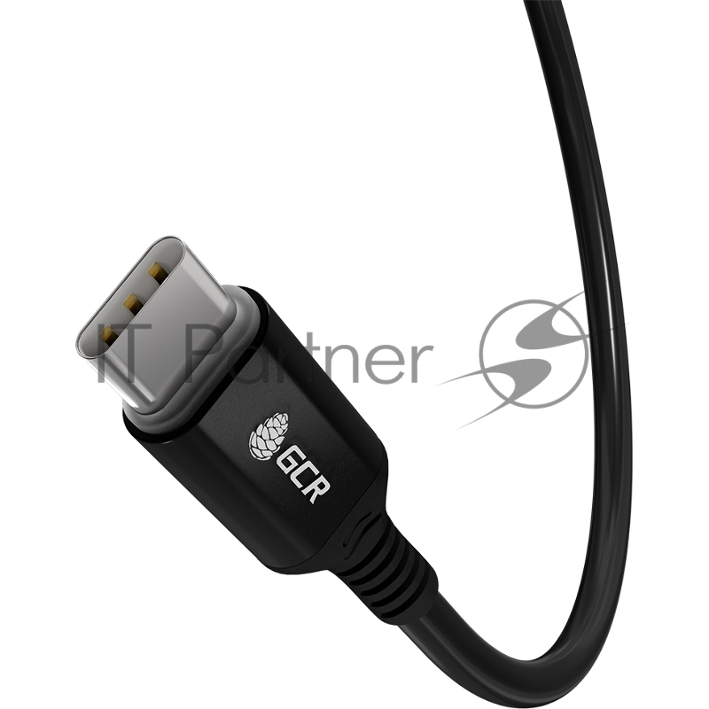 Кабель PREMIUM 1.0m TypeC/Lightning MFI POWER DELIVERY 18 W, быстрая зарядка, черный силикон, AL case черный, черный ПВХ, GCR-53535