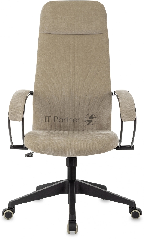 Кресло руководителя Бюрократ CH-610 Fabric песочный Light-21 крестов. пластик