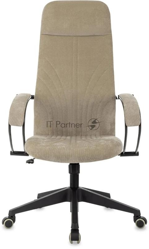 Кресло руководителя Бюрократ CH-610 Fabric песочный Light-21 крестов. пластик