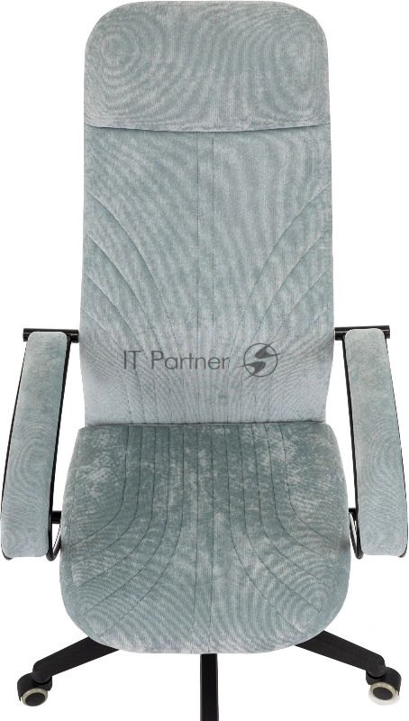 Кресло руководителя Бюрократ CH-610 Fabric серо-голубой Light-28 крестов. пластик