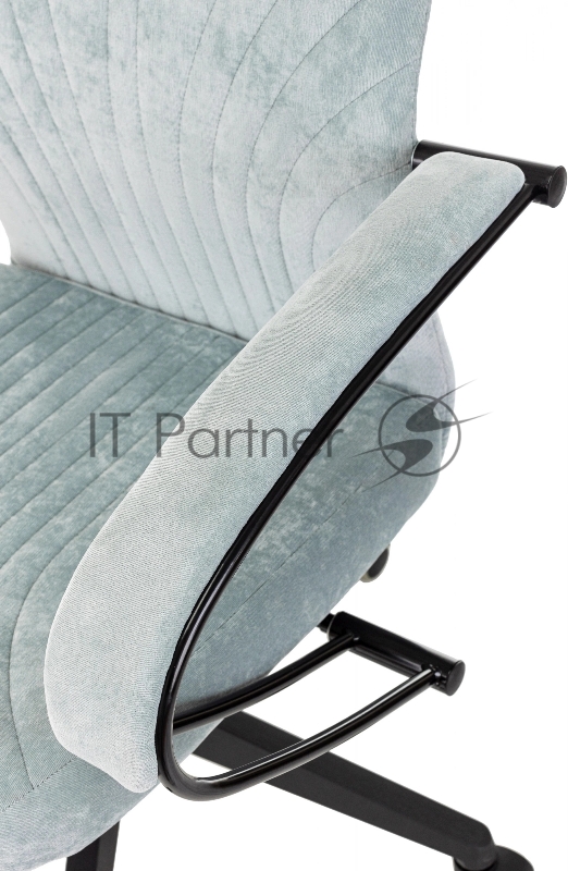 Кресло руководителя Бюрократ CH-610 Fabric серо-голубой Light-28 крестов. пластик