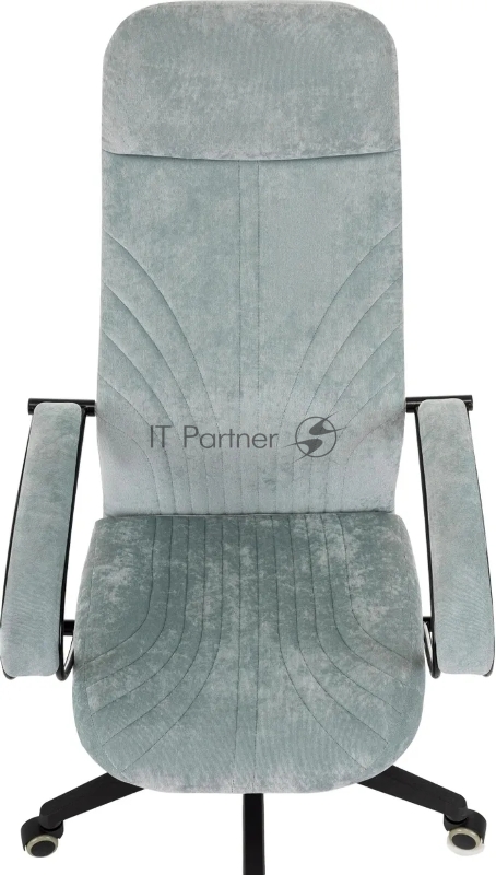 Кресло руководителя Бюрократ CH-610 Fabric серо-голубой Light-28 крестов. пластик