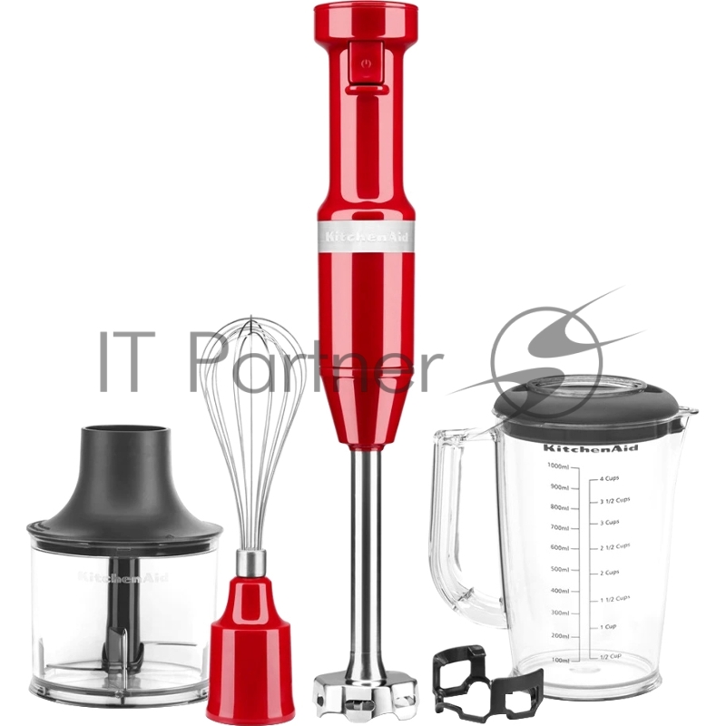 Погружной блендер KitchenAid с аксессуарами,Красный