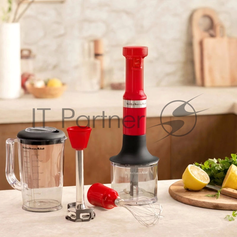 Погружной блендер KitchenAid с аксессуарами,Красный