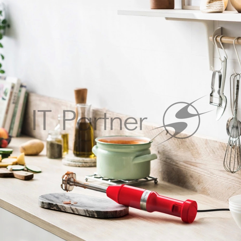 Погружной блендер KitchenAid с аксессуарами,Красный