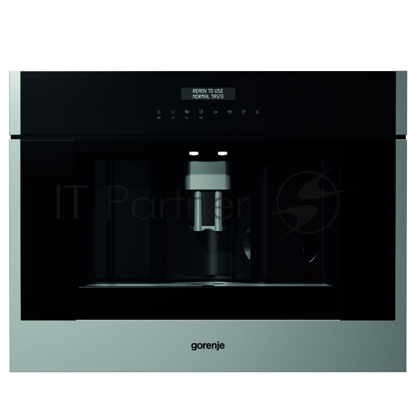 Встраиваемая кофемашина GORENJE Автоматическая Материал: Нержавеющая сталь, Максимальная мощность: 1350 Вт, Габаритные размеры (вхшхг): 45,5 × 59,5 × 38,1 см, Вес (брутто/нетто): 27,2 / 22,6 кг