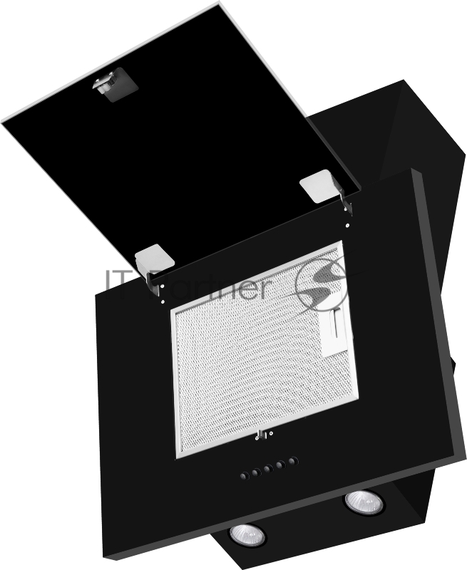 Вытяжка WEISSGAUFF GAMMA 60 PB BL