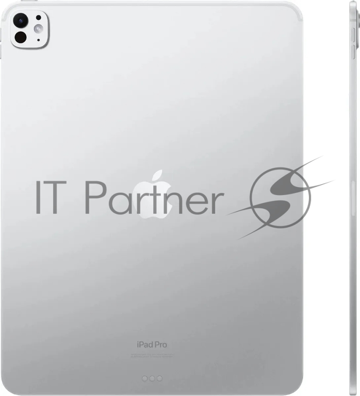 Планшет Apple iPad Pro 2024 A2925 M4 9C RAM8Gb ROM512Gb 13 OLED 2752x2064 iOS серебристый 12Mpix 12Mpix BT WiFi Touch 10hr