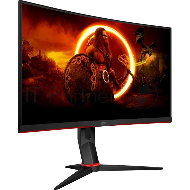 Монитор 27 AOC C27G2Z3 Black-Red (VA, изогнутый, 1920x1080, 280Hz, 0.5 ms, 178°/178°, 300 cd/m, 80M:1, +2xHDMI 2.0, +DisplayPort 1.2, +4xUSB 3.2, +MM, +регулировка по высоте)